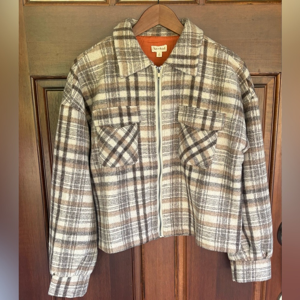 Hem & Thread Plaid Wool Jacket